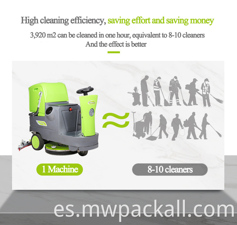 Hospital / fábrica / almacén / supermercado automático a buen precio limpieza de pisos lavadora fregadora para la venta